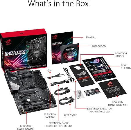ASUS Placa mãe ROG Strix X570-F Gaming ATX, Aura Sync RGB Lighting