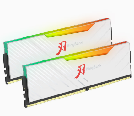 Memoria RAM Kingbank Blade Series RGB DDR5 para Jogos e Esports com Overclocking