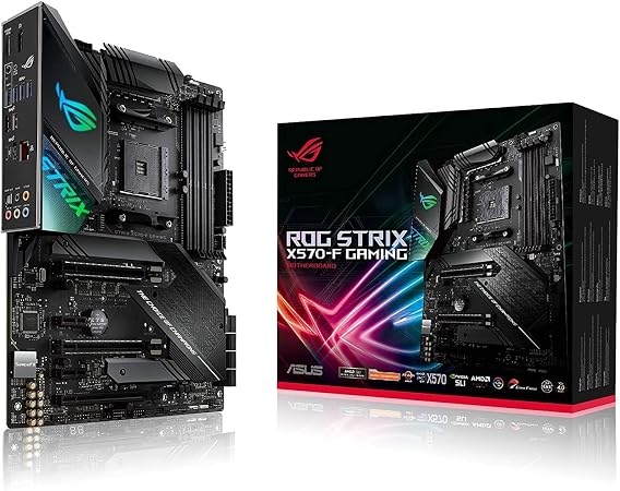 ASUS Placa mãe ROG Strix X570-F Gaming ATX, Aura Sync RGB Lighting
