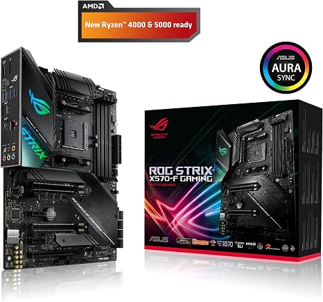ASUS Placa mãe ROG Strix X570-F Gaming ATX, Aura Sync RGB Lighting