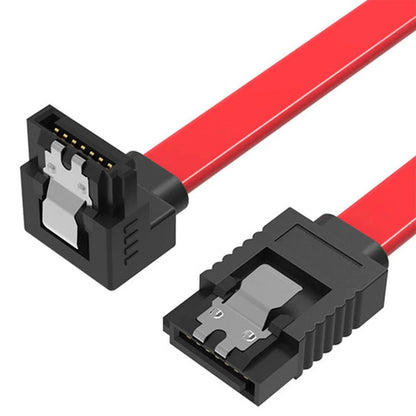 Cabo Dados Sata 3 90° L, 6gbps HD, SSD, Gravador, 40cm