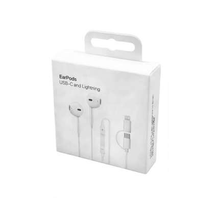 Fone de ouvido com fio - conector 2 em 1