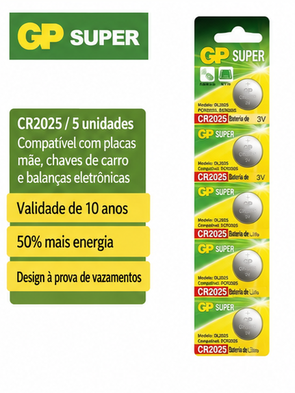 Bateria de Litium 3v Cell Cr2016 Gp Super