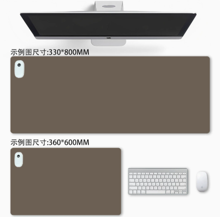 Kit 2 Mousepad CLANM MPM600 - Borracha 1x: 800x330x3mm e 1x: 600x360x3mm - Antiderrapante