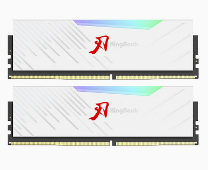 Memoria RAM Kingbank Blade Series RGB DDR5 para Jogos e Esports com Overclocking
