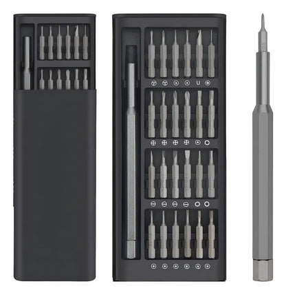 Kit Chave De Fenda Magnética Profissional 24 Em 1 Para Eletrônicos Pc E Notebook