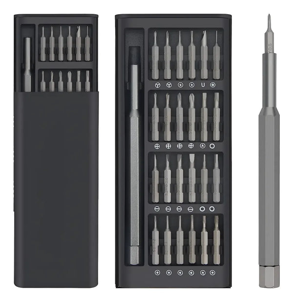 Kit Chave De Fenda Magnética Profissional 24 Em 1 Para Eletrônicos Pc E Notebook