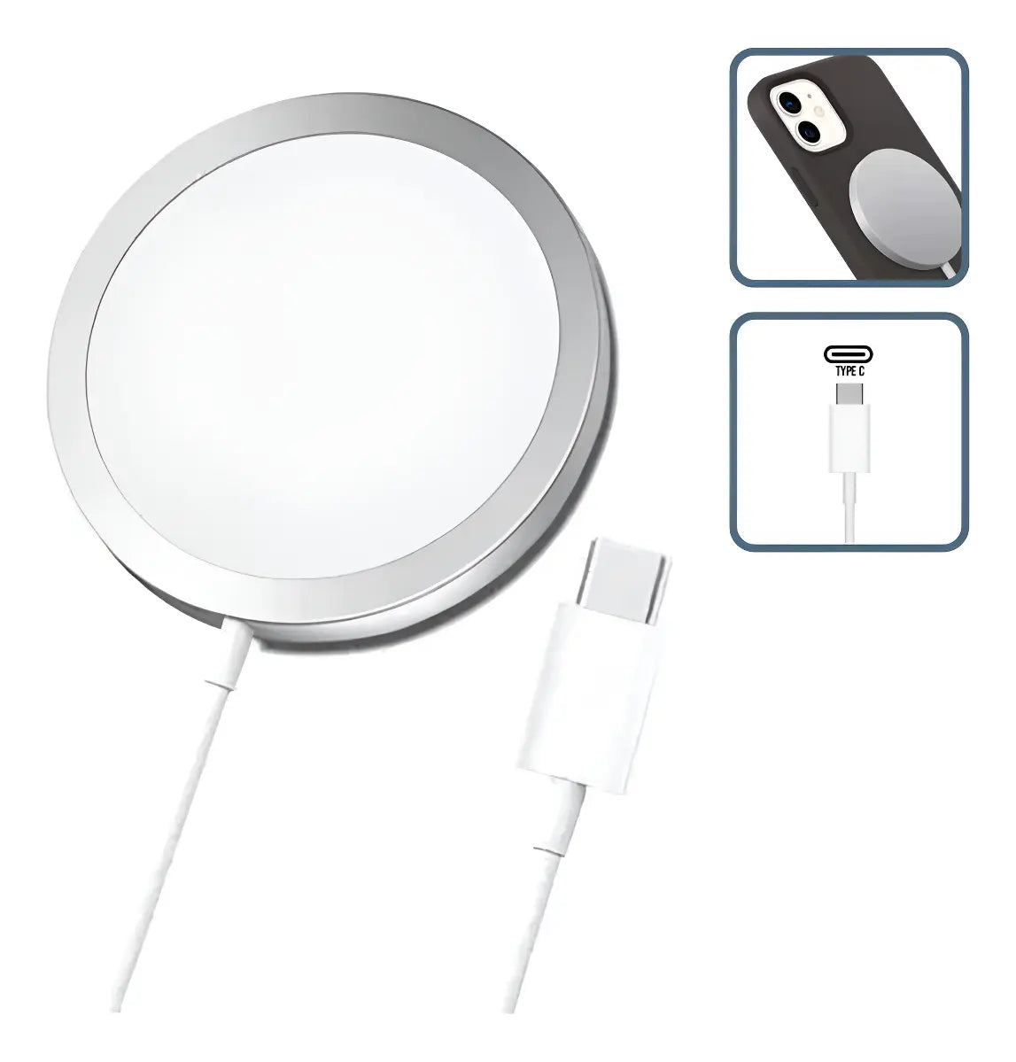 Carregador Indução Magnético - Usb-c Magsafe 15w