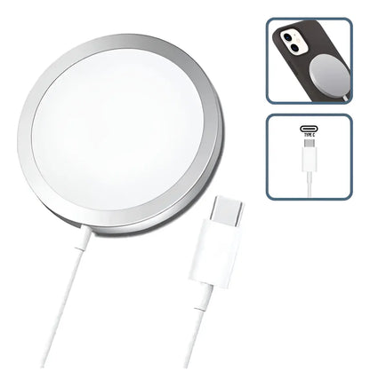 Carregador Indução Magnético - Usb-c Magsafe 15w