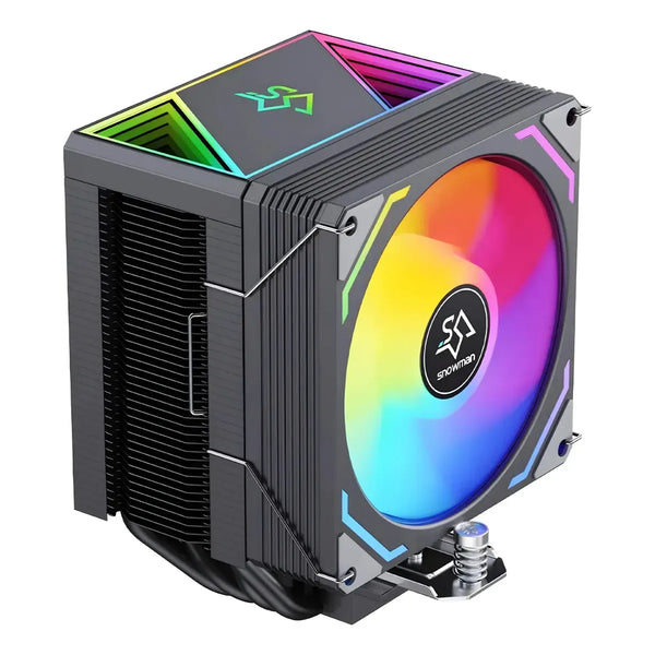 Cooler Cpu Argb 4 Heatpipes 119mm Am4 Am5 Lga 1700 Tdp 150w Preto