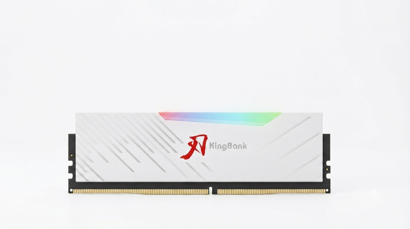 Memoria RAM Kingbank Blade Series RGB DDR5 para Jogos e Esports com Overclocking