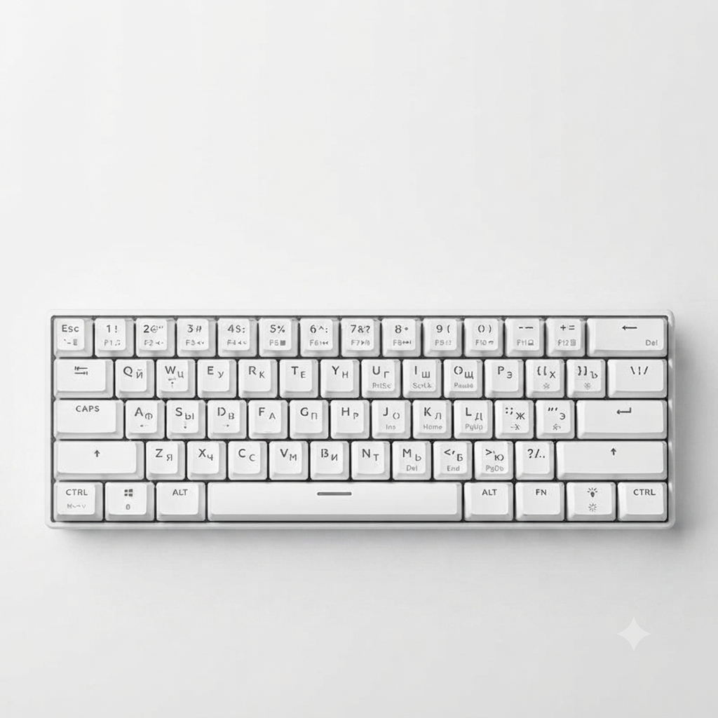 Teclado mecânico A61K com fio