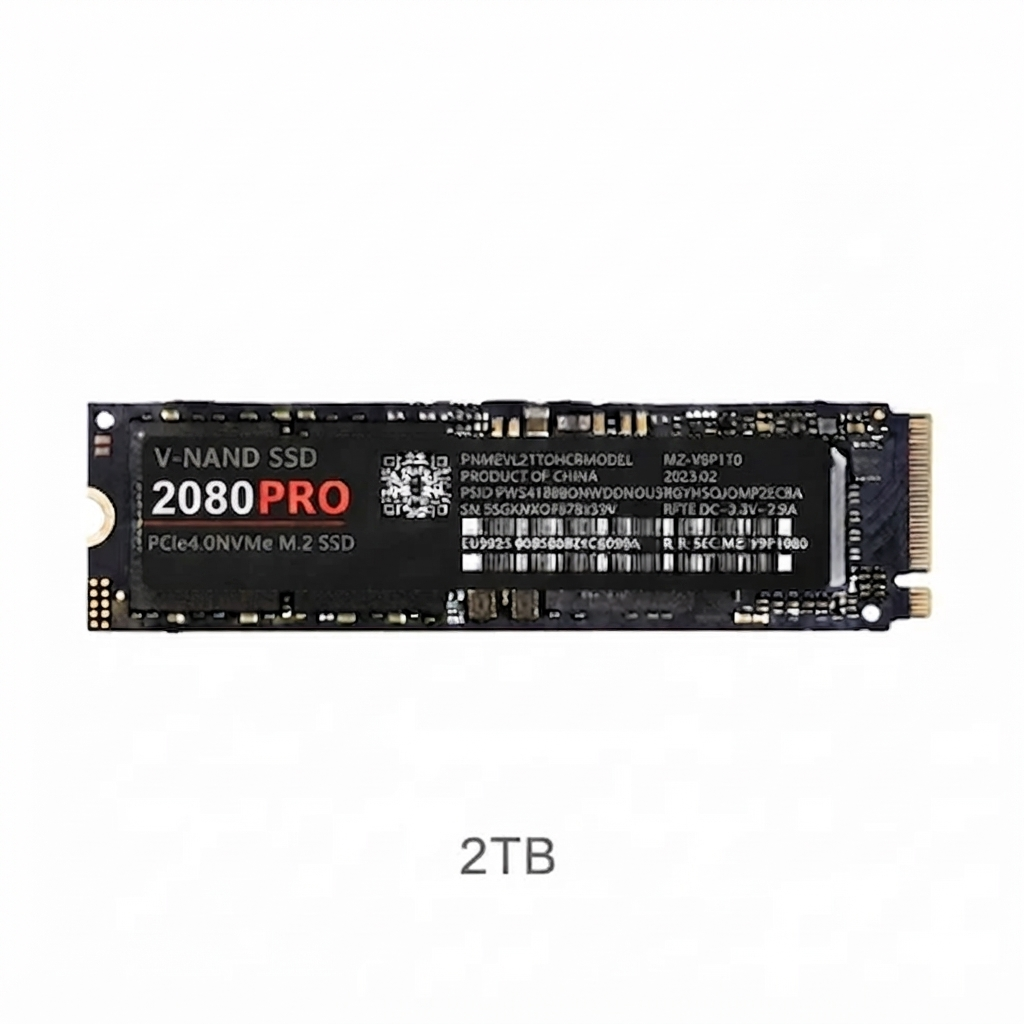 Disco rígido sólido SSD 2080 Pro Nvme 2 Tb 2 Tb Mbps Pcle 4.0 - 512GB, 1 TB, 2TB e 4TB
