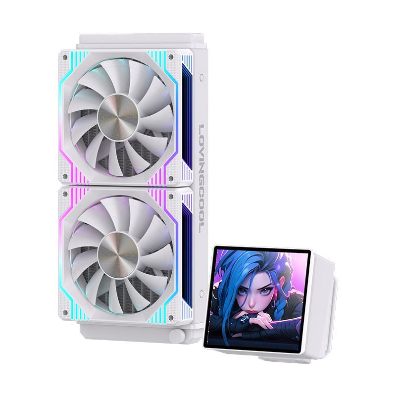 Water Cooler RGB Com tela - AIO Zephyro ROUND5  p/ CPU
