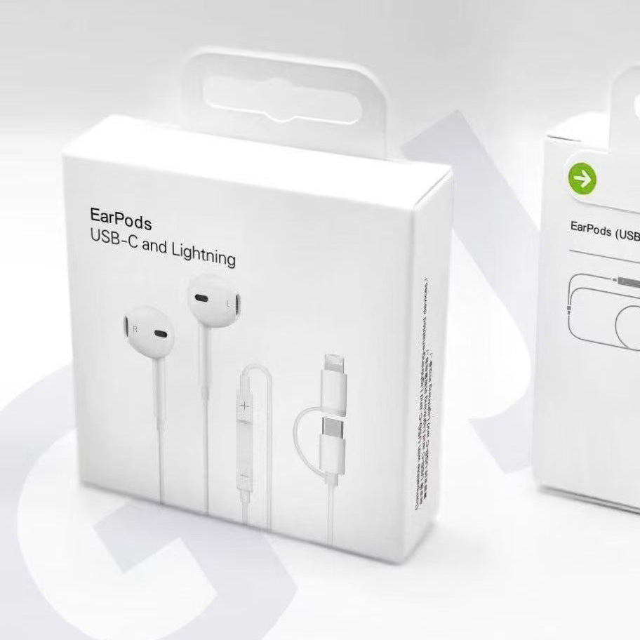 Fone de ouvido com fio - conector 2 em 1