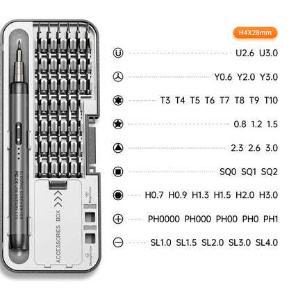 Kit Chave Magnética Elétrica Profissional - Para Eletrônicos Pc E Notebook