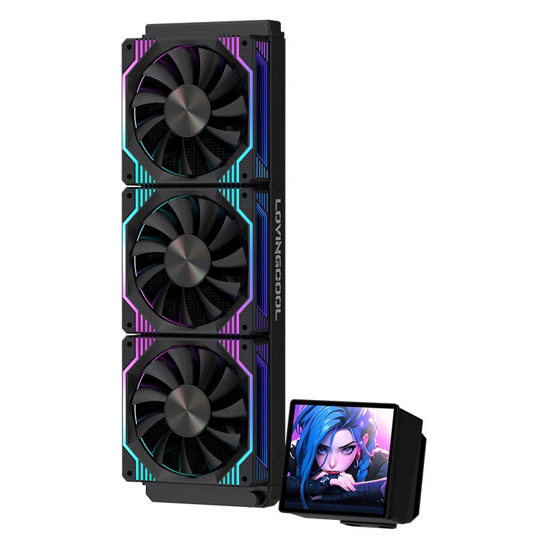 Water Cooler RGB Com tela - AIO Zephyro ROUND5  p/ CPU