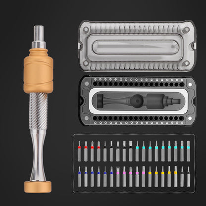 Kit Chave De Fenda Magnética Profissional 24 Em 1 Para Eletrônicos Pc E Notebook