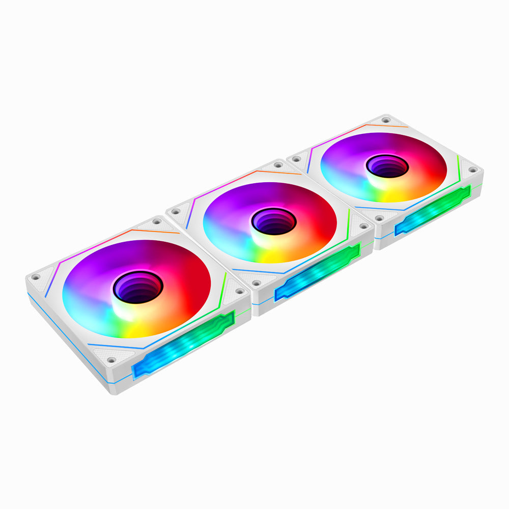 Cooler Fan (Reverse e Forward) Prism Pro Argb 5v 120mm 4 Pin + 3 Pin