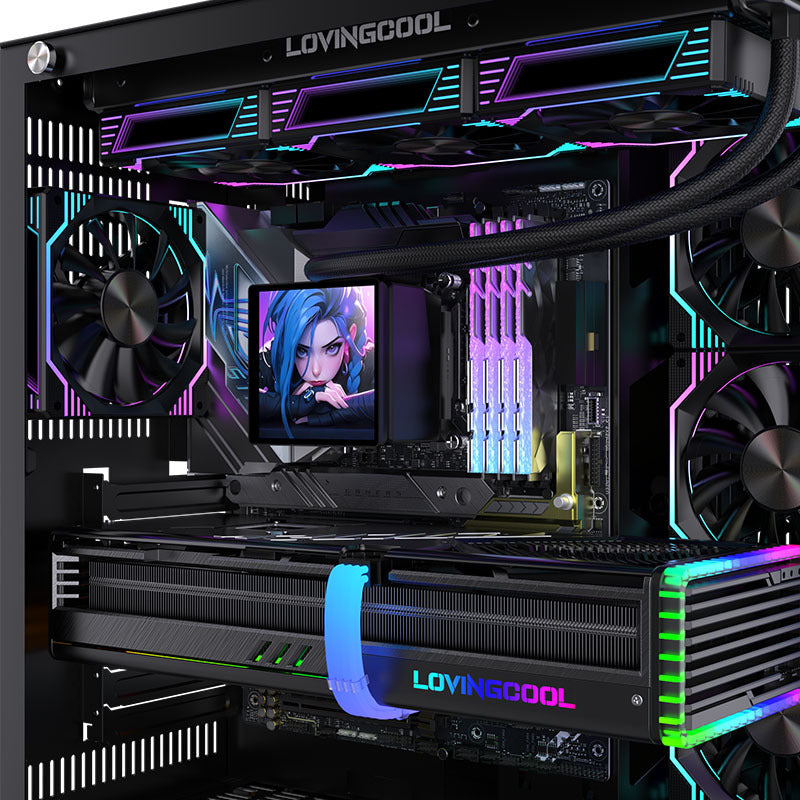 Water Cooler RGB Com tela - AIO Zephyro ROUND5  p/ CPU