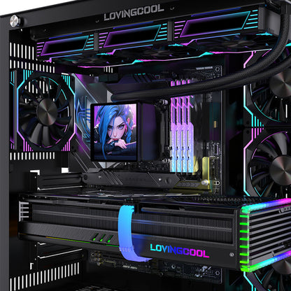 Water Cooler RGB Com tela - AIO Zephyro ROUND5  p/ CPU