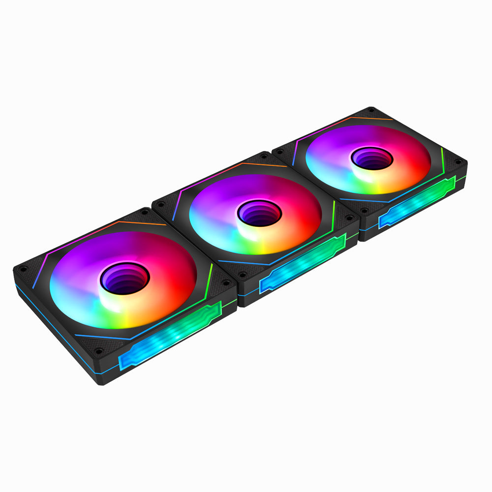 Cooler Fan (Reverse e Forward) Prism Pro Argb 5v 120mm 4 Pin + 3 Pin