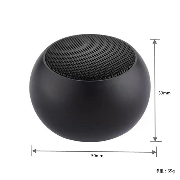 Caixinha De Som Portátil Mini Speaker M003 Metal Redonda Bluetooth