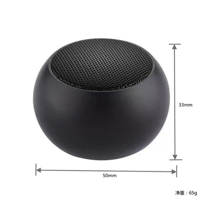 Caixinha De Som Portátil Mini Speaker M003 Metal Redonda Bluetooth
