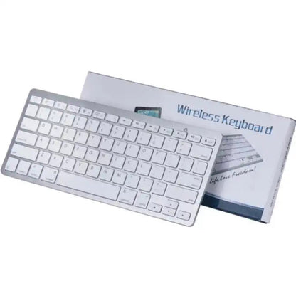 Teclado Sem Fio Bluetooth, Slim 6mm, 28,5 x 12 cm, compatível com iOS, Android e Windows