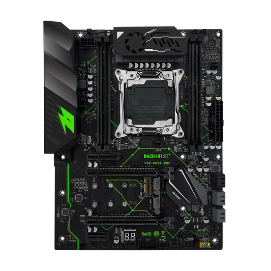 Placa Mae X99 Machinist Mr9a Pro Green 4 Slots Ddr4 Tpm 2.0 Preto