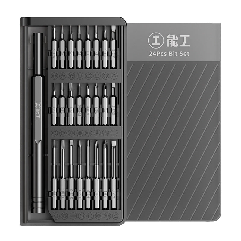 Kit Chave De Fenda Magnética Profissional 24 Em 1 Para Eletrônicos Pc E Notebook