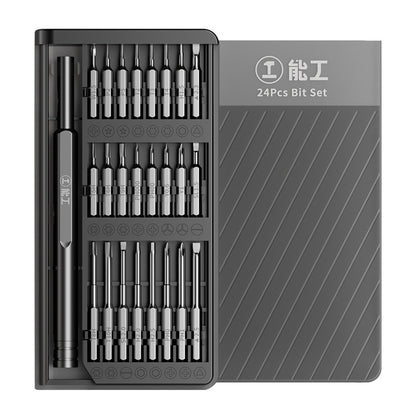 Kit Chave De Fenda Magnética Profissional 24 Em 1 Para Eletrônicos Pc E Notebook
