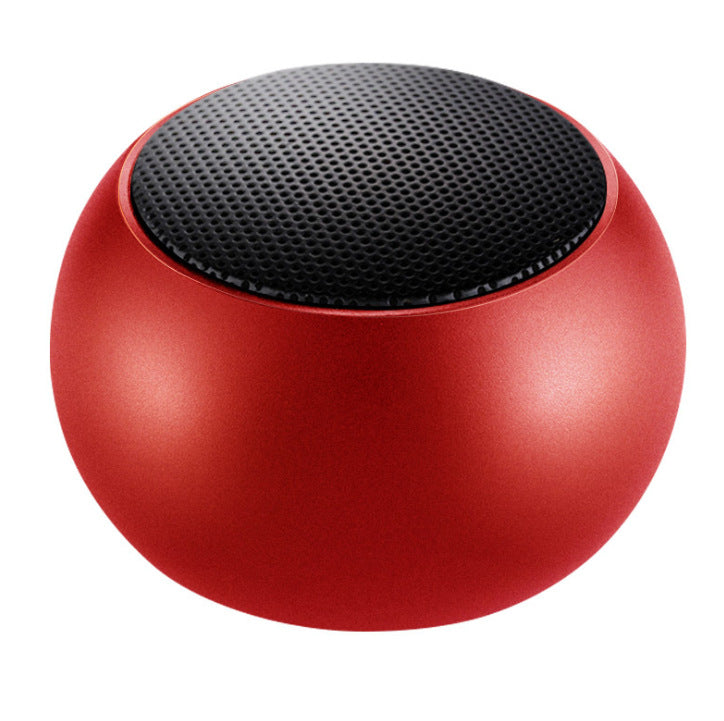Caixinha De Som Portátil Mini Speaker M003 Metal Redonda Bluetooth