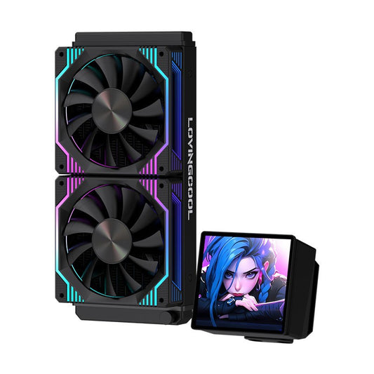 Water Cooler RGB Com tela - AIO Zephyro ROUND5  p/ CPU