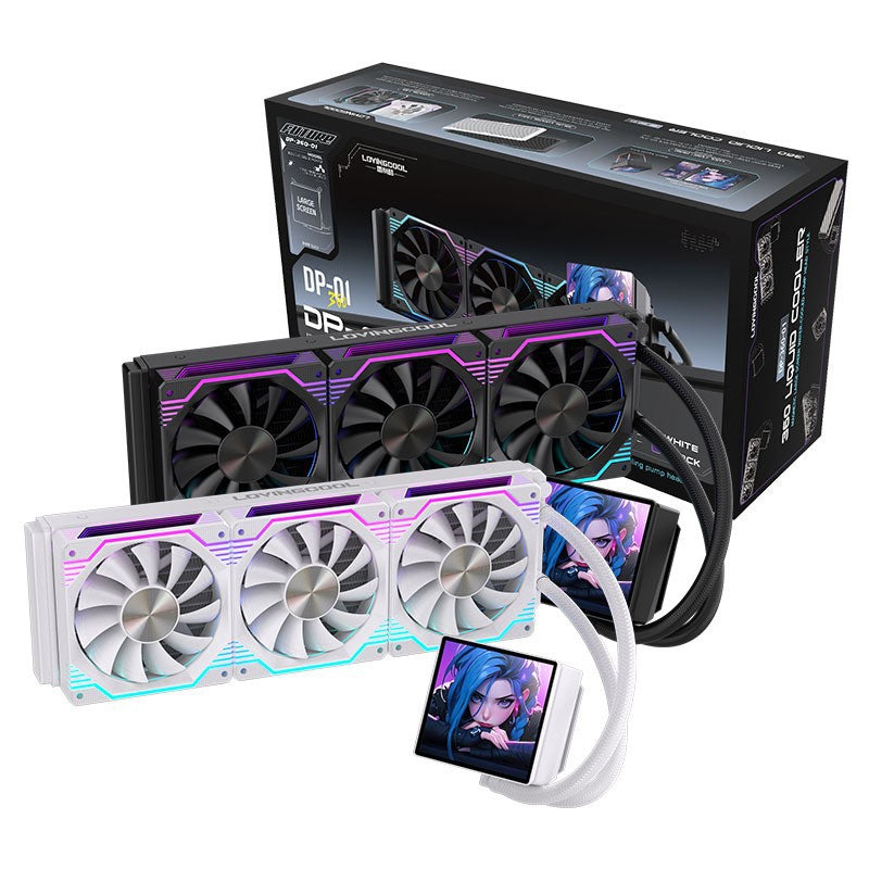 Water Cooler RGB Com tela - AIO Zephyro ROUND5  p/ CPU
